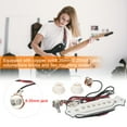 thumbnail image 2 of Abody Ramasse-Guitare Électrique Prêt à Installer Ensemble de Ramasse-Guitare avec Prise 6,35 mm Boutons de Réglage de Ton, 2 of 5