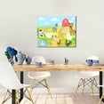 thumbnail image 5 of Naloa Farm Animals 3 Print Canvas Bathroom Wall Art,Bathroom Wall Art Decoration, Canvas Poster Prints,Decorative Paintings for Living Room, Bathroom, Kids Room, 5 of 6