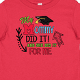 thumbnail image 4 of Inktastic My Mommy Did It and She Did It for Me with Graduation Cap Boys Baby T-Shirt, 4 of 5