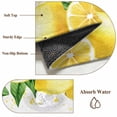 thumbnail image 6 of Yellow Lemon Area Rugs 8'x10', Washable Small Throw Rugs for Living Room Patio, Summer Botanical Lemons Cute Indoor Outdoor Rug Non-Slip Low Pile Carpet Runner Reversible Floor Mats, 6 of 8