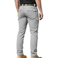 thumbnail image 3 of Pants for Men, Men's Casual Cargo Pants Straight Leg Stretch Pants Fashion Joggers Hiking Travel Trousers with Pockets Gray L, 3 of 8