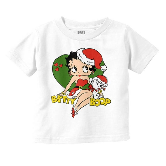 Betty Boop Christmas Mrs Santa Claus Youth T Shirt Tee Girls Infant Toddler Brisco Brands 6M