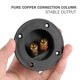 thumbnail image 4 of 5pcs DIY Home Car Stereo 2-Way Speaker Box Terminal Binding Post Conectores de copa de resorte redondo Enchufes de subwoofer (Negro), 4 of 6
