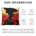 thumbnail image 6 of Acheng  Set of 2 Throw Pillow Covers Oil Painting African Art Ethnic Tribe Lady Livingroom Lips Decorative Pillow Cases Home Decor Square Pillowcases White, 6 of 6