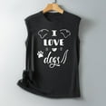 thumbnail image 4 of Tops casuales sexys de verano sin mangas para mujer Tops de chaleco sin mangas con estampado de cuello redondo regular Fridja  gh4912, 4 of 5