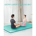 thumbnail image 2 of YR Tapete de Yoga Extra Grande 78 "X 51" de Espesor 1/2 "NBR Tapetes de Entrenamiento de Espuma para Gimnasio en Casa, Azul Hielo, 2 of 8