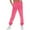 Hot Pink, variant on Miqool Women's Cinch Bottom Sweatpants Lightweight Athletic Joggers Pants Tapered Lounge Pants with Pockets for Workout, Yoga, Running