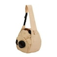 thumbnail image 1 of LOVIVER Sac de Transport pour Chat Sac de Transport Portable Multifonctionnel pour Chiot jusqu'à Beige, 1 of 8