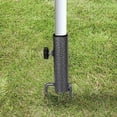 thumbnail image 5 of Base de paraguas portátil ajustable, soporte de metal resistente, soporte para arena, para bandera, paraguas grande, caña de pescar, playa de parque al aire libre (1 paquete), 5 of 5