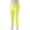 thumbnail image 1 of Neon Short Pants Leggings Shiny Polyester Spandex Capris Colorful High Elastic Casual, 1 of 6
