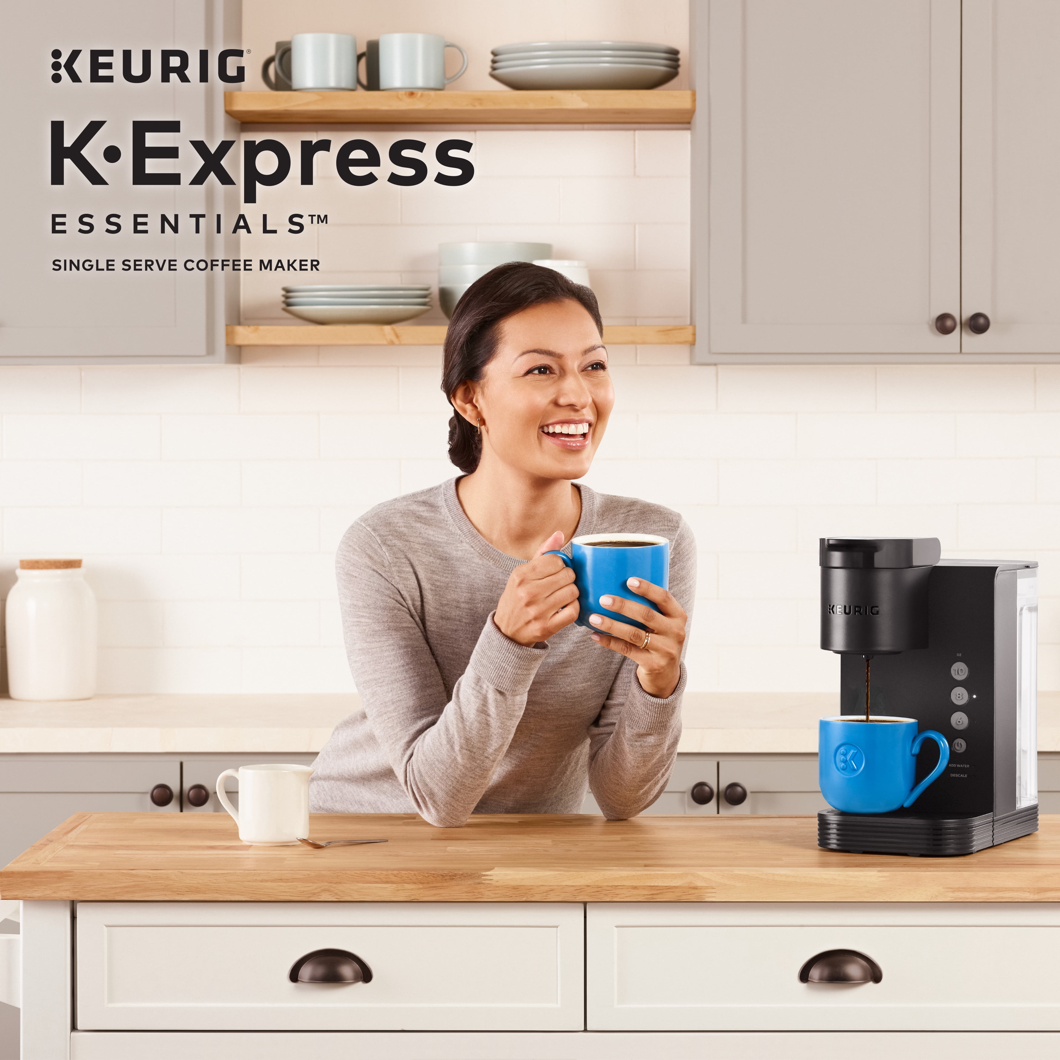 Keurig K-Express Essentials Single Serve K-Cup Pod Coffee Maker, Tropical Blue