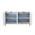 thumbnail image 4 of Pasargad Home Annabelle Sideboard 4 Floral Doors 2 Drawers Bronze Metal Frame, 4 of 11
