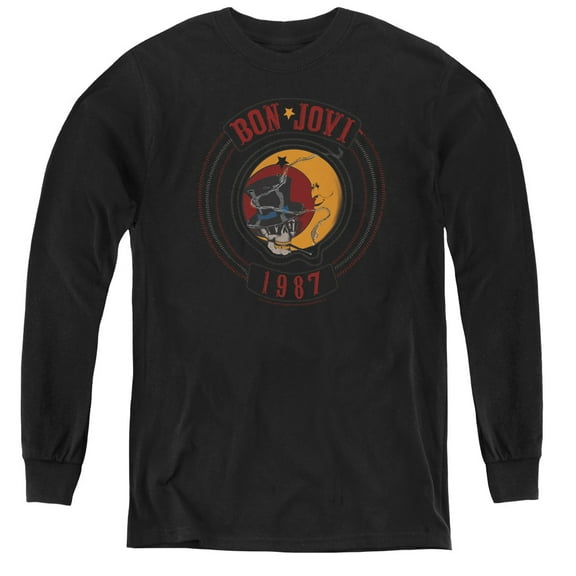 Bon Jovi - 1987 - Youth Long Sleeve Shirt - Small