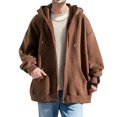 thumbnail image 3 of WILLBEST Sudaderas Navideñas para Hombre, Otoño/Invierno, con Cremallera Completa, Informal, para Uso Diario, Abrigo Superior XXXGrande, 3 of 3