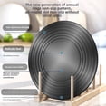 thumbnail image 2 of Eco-Friendly 28cm Heat Diffuser Plate with 6mm Thick Frost-Resistant Material - Modern Simplicity Design for Gas/Induction Stoves, Energy-Saving Black Heat Induction Pad for Kitchen Cookware, 2 of 5