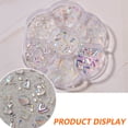 thumbnail image 4 of 3 cajas de cuentas mixtas para decoración de uñas, cuentas de lazo con parte posterior plana, diamantes de imitación de resina, decoraciones para uñas, diseños de manicura, accesorio de joyería DIY, 4 of 5