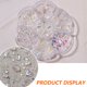 thumbnail image 4 of 3 cajas mezcladas de cuentas de lazo para decoración de uñas, parte trasera plana, diamantes de imitación de resina, decoraciones para uñas, diseños de manicura, accesorio de joyería DIY, 4 of 5