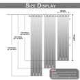 thumbnail image 6 of Lapalife Faux Silk Satin Blackout Curtains Thermal Insulated Noise Reducing Grommet Top for Bedroom Living Room, Gold, 52"x 84", 1 Panel, 6 of 9