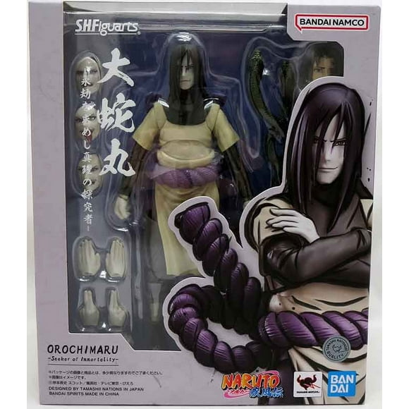 Naruto Shippuden Figurine Articulée de 6 Pouces S.H. Figuarts - Chercheur d'Immortalité Orochimaru