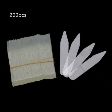 MANNYA Collar Stiffeners Stay For Dress Shirt Men Gifts Clear Plastic Collar Stays 55mm