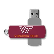 Virginia Tech Hokies Solid Design 32GB Metal Twist USB Drive