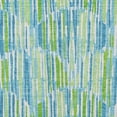 thumbnail image 5 of HomeRoots 584057 5 x 8 ft. Abstract Washable Indoor & Outdoor Rectangle Area Rug, Aqua, Teal Blue & Lime Green, 5 of 5