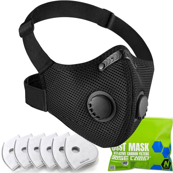 Mascarilla antipolvo BASE CAMP M PRO Respirador reutilizable para carpintería