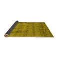 thumbnail image 2 of Ahgly Company Indoor Square Abstract Yellow Contemporary Area Rugs, 6' Square, 2 of 4