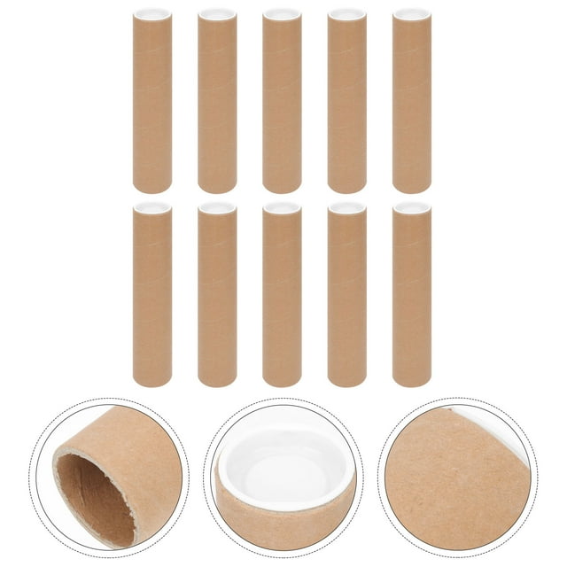 WEUVEB 10Pcs Tube Mailers for Friends and Recipients Cylinder Shaped Couplets Box