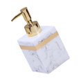 thumbnail image 1 of Ruiboury Distributeur de Savon en Résine Réutilisable pour Table Cuisine Douche Shampoing Salle de Bain Blanc 250 ml 2 Ensembles, 1 of 6