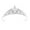 Silver, variant on Heart for Women, Princess with Accents for Happy Birthday Party Decorations, Pageant, and Bridal Hair Accessories