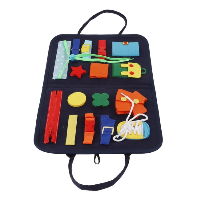 Montessori Busy Board, Play And Learn Hands On Ability Busy Board For Preschool