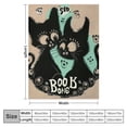 thumbnail image 4 of Orinice Cute Cat Warm Lightweight Blanket Soft Fleece Blankets for All Seasons - Perfect Throw Blanket for Living Rooms, Sofas, and Office Decor - Ideal Cow Gifts Blanket in Multiple Sizes 60x80in, 4 of 6