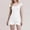 White, variant on WANPIDAN Girls Interview Suit Womens Rompers Casual Denim Jumpsuit Women Womens Romper Dress Womens Jumpsuit Outfits Fisherman Overalls Women Garden Overalls Overall Woman Sheer Mesh Patchwork Stripes