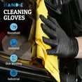 Black Nitrile Disposable Gloves Latex Free Bbq, Tattoo, Hair Dye