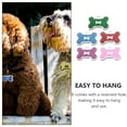 thumbnail image 5 of FRCOLOR Pet Tag Pet Tag with Reserved Hole for Easy Use Durable Alloy Material Assorted Color 5pcs Compact Size,1.57"X0.98"X0.2", 5 of 5