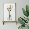 thumbnail image 4 of wall26 Framed Canvas Wall Art A Bouquet of White Daisies Flower in a Glass Botanical Plants Watercolor Abstract Modern Relax/Calm Pastel for Living Room, Bedroom, Office - 24x36 inches, 4 of 4