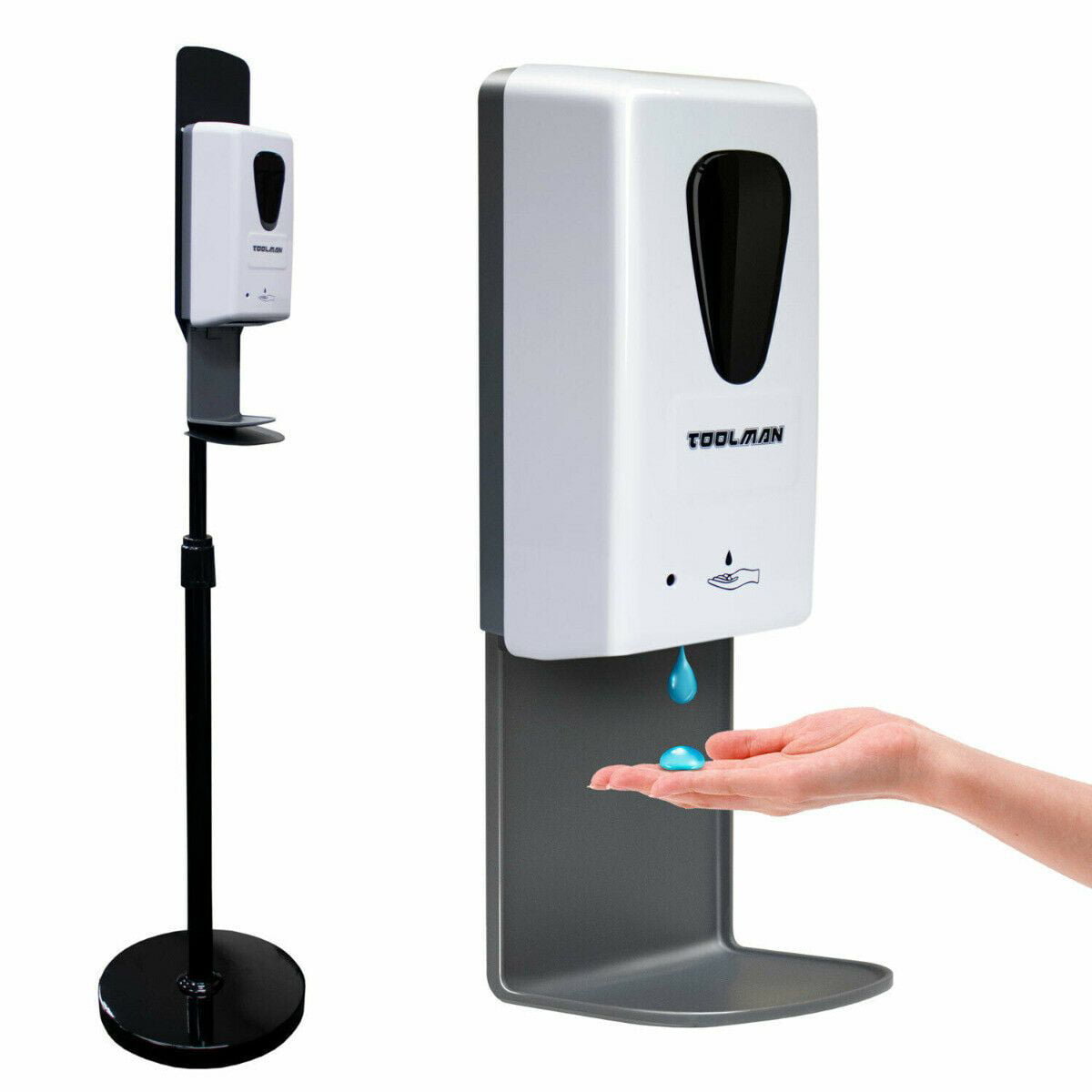 Automatic Hands Free Re-fillable Sanitizer/Soap Dispenser with Stand