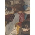 thumbnail image 2 of Carel Adolph Lion Cachet 18x24 Black Ornate Framed Double Matted Museum Art Print Titled: School Children in the Classroom (1874), 2 of 5