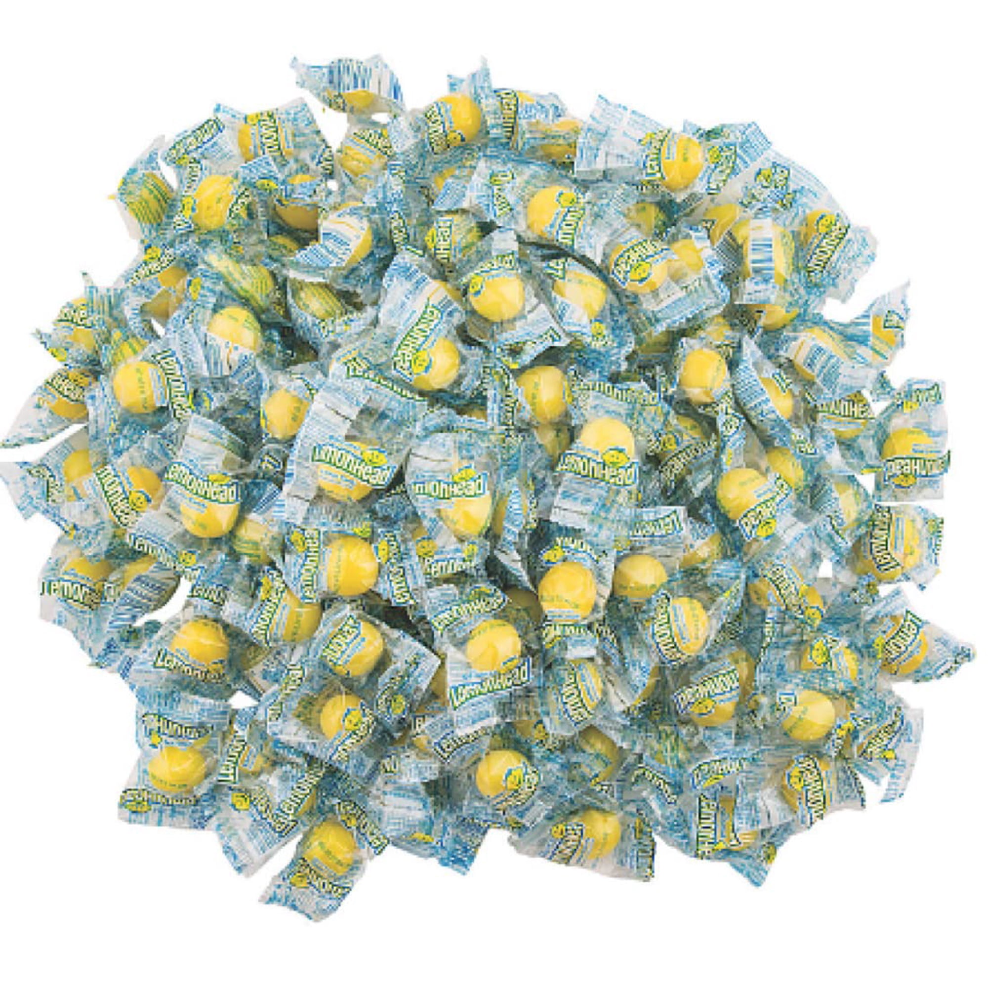 Ferrara Pan Lemonheads Yellow Lemon Flavored Hard Candy Individually Wrapped Bulk (3 Pound)