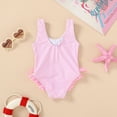 thumbnail image 3 of MAMAMI Toddler Baby Girls Swimsuit Summer Sleeveless Cute One-Piece Bathing Suit for Girls, 3 of 6