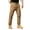 Khaki, variant on Yungyresw Straight Leg Cargo Pants Men Lightweight Relaxed Fit Work Pants With Pockets Cuffed Hem Stretch Workout Hiking Trousers L