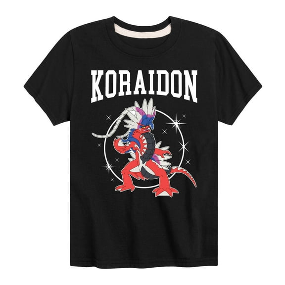 Pokémon - Koraidon Collegiate - Youth Short Sleeve Graphic T-Shirt