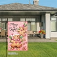 thumbnail image 3 of JOOCAR Merry and Bright Gingerbread Cookies Garden Flag for Winter Christmas Home Outdoor Garden Yard Door Decor 12x18 inch, 3 of 5