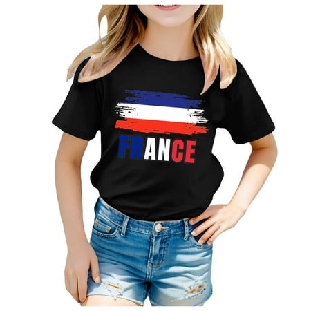 

Girls T Shirts Toddler Boys Prints Short Sleeve Prints Girl T-Shirts Y2K