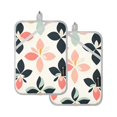 thumbnail image 7 of Yayeee Pot Holders Kitchen Heat Resistant with Pocket 7"x9.8" Cotton Oven Cooking Hot Pads, Black Retro Flower, 7 of 7