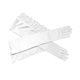thumbnail image 5 of Guantes de baile latino para mujer, guantes con codo, manoplas para espectáculo de noche, fiesta de disfraces blanco, 5 of 8