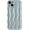 Grey, variant on Water Ripple Pattern Curly Wave Frame Soft Compatible with iPhone Case (Silver,iPhone 15)