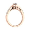 thumbnail image 2 of 1/2 Carat Double Halo Diamond Ring in 14K Rose Gold (Ring Size 10.25) (I1-I2 Clarity), 2 of 4