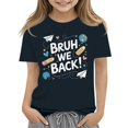 thumbnail image 3 of Grblisyd Boys Girls Shirts Size 10-12 First Day of School Graphic Print Tee Shirt Round Neck Short Sleeve T Shirts Summer Cute Trendy Tops, 3 of 4